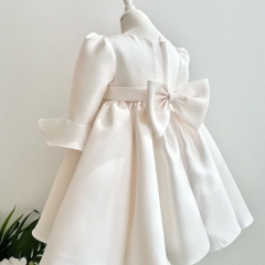 white-satin-flower-girl-dress-baby-tutu-dress-toddler-birthday-dress-3d-rose-dre