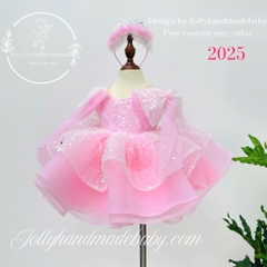 pink-sequin-girl-dress-birthday-baby-dress-princess-dress-baby-tulle-dress-girls