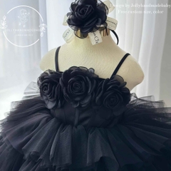 black-flower-girl-dress-baby-tutu-dress-toddler-birthday-dress-3d-rose-dress-han