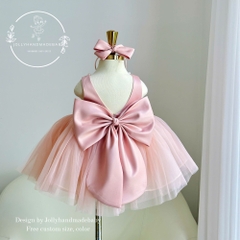 peach-baby-girl-tulle-dress-flower-girl-dress-baby-birthday-dress-princess-dress