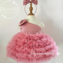 bow-one-shoulder-ruffle-tiered-tulle-midi-dress-in-dusty-rose-gift-for-baby-girl
