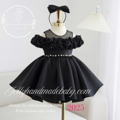 black-rose-tutu-dress-toddler-dress-pink-sun-dress-pink-pageant-dressandmade-bab