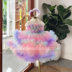 tiered-ruffle-cap-sleeve-with-flower-embroidered-in-multi-color-beaded-waist-tul