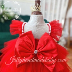 tiered-cap-sleeve-pleated-maxi-dress-with-bead-embroidered-in-red-3-layered-tull