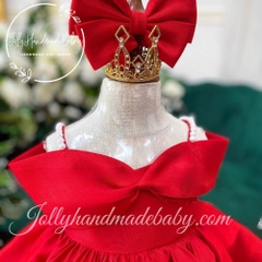bow-front-dress-with-beaded-strap-in-red-tafta-midi-dress-for-baby-girls
