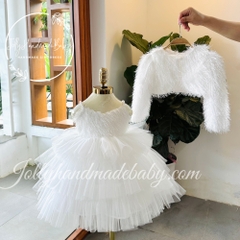 tiered-strappy-tulle-maxi-dress-in-white-with-coat-gift-for-baby-girls