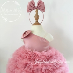 bow-one-shoulder-ruffle-tiered-tulle-midi-dress-in-dusty-rose-gift-for-baby-girl