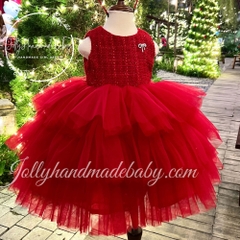 tiered-cap-sleeve-tulle-maxi-dress-in-red-with-coat-included-birthday-party-dres
