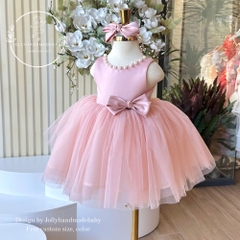 peach-baby-girl-tulle-dress-flower-girl-dress-baby-birthday-dress-princess-dress