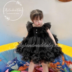 cap-sleeve-ruffle-bottom-midi-dress-in-black-tulle-dress-for-baby-girls