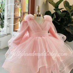 long-sleeve-cross-front-midi-dress-with-flower-embroidered-in-dusty-pink-pleated