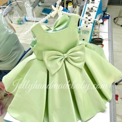 round-neck-cap-sleeve-dress-with-bow-front-detail-in-sage-green-satin-midi-dress