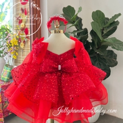 ruffle-sequin-midi-dress-with-bow-sleeves-in-red-birthday-party-dress-for-baby-g
