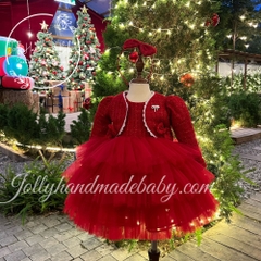 tiered-cap-sleeve-tulle-maxi-dress-in-red-with-coat-included-birthday-party-dres