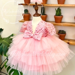 tiered-long-sleeve-with-cut-out-sequin-bodice-in-pink-tulle-maxi-dress-for-baby-