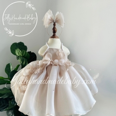 gray-girl-dress-party-organza-dress-baby-birthday-dress-toddler-girl-dress-princ