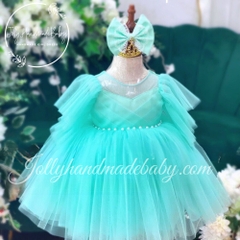 short-sleeve-mesh-neck-dress-with-cut-out-v-back-in-turquoise-tulle-midi-dress-f