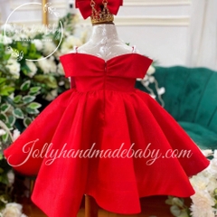 bow-front-dress-with-beaded-strap-in-red-tafta-midi-dress-for-baby-girls