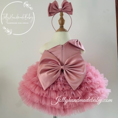 bow-one-shoulder-ruffle-tiered-tulle-midi-dress-in-dusty-rose-gift-for-baby-girl