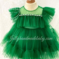 cap-sleeve-tulle-midi-dress-in-green-tulle-dress-for-baby-girl