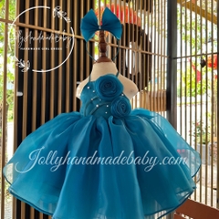 blue-girl-dress-party-organza-dress-baby-birthday-dress-toddler-girl-dress-princ