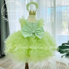 avocado-baby-girl-birthday-dress-handmade-tulle-dress-girl-occasion-dress-custom