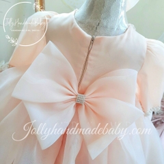 puff-long-sleeve-organza-midi-dress-with-round-neck-in-pink-beaded-organza-dress
