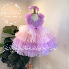 tiered-cap-sleeve-cross-front-lavender-dress-with-flowers-on-shoulders-ruffle-pl