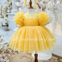 yellow-rose-girl-dress-baby-girl-tulle-dress-girl-princess-dress-1-birthday-dres