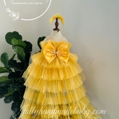 tiered-off-shoulder-maxi-dress-with-long-tail-in-yellow-tulle-dress-for-baby-gir