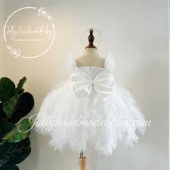 cap-sleeve-midi-dress-with-feather-style-in-white-tulle-dress-for-baby-girl