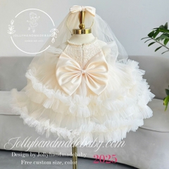 ivory-girl-wedding-dress-custom-color-and-size-you-like