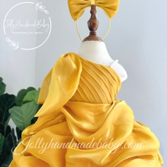 organza-one-shoulder-pleat-front-midi-dress-in-orange-beaded-ruffle-dress-for-ba