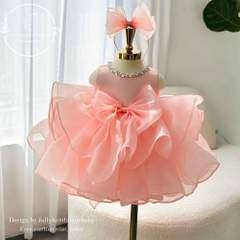 deep-peach-baby-girl-dress-flower-girl-dress-toddler-birthday-dress-organza-ruff