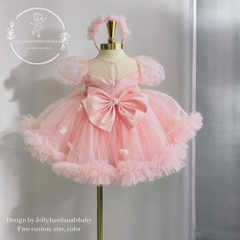peach-toddler-flower-girl-dress-baby-girl-birthday-dress-puffy-tulle-party-dress