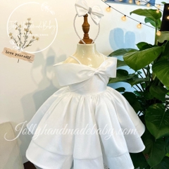 puffy-spaghetti-strap-taffeta-midi-dress-with-bow-detail-in-white-pleated-prince
