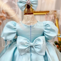 short-sleeve-with-beaded-round-neck-dress-in-light-sky-blue-satin-midi-dress-for