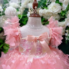 butterfly-pink-tulle-dress-unveiling-a-fairy-tale-dress-crafting-memories-in-cel