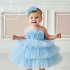 blue-flower-girl-dress-baby-tutu-dress-toddler-birthday-dress-3d-rose-dress-hand