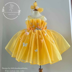 yellow-butterfly-flower-girl-dress-toddler-yellow-tulle-princess-dress-baby-girl