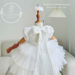 whitetoddler-princess-dress-baby-girl-birthday-dress-pink-tulle-flower-girl-dres