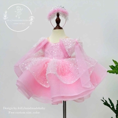 pink-sequin-girl-dress-birthday-baby-dress-princess-dress-baby-tulle-dress-girls