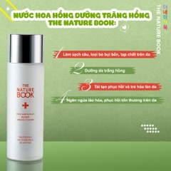 Nước hoa hồng dưỡng trắng hồng và tái tạo da 120mlVita White Plus Renew Jinseng Toner