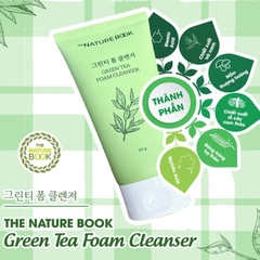 Sữa rửa mặt trà xanh The Nature Book - The Nature Book Green Tea Foam Cleanser