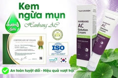 Kem Ngừa Mụn Dưỡng Ẩm Hanbang AC Nature Book -The Nature Book Hanbang AC Solution Cream