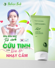 Sữa rửa mặt trà xanh The Nature Book - The Nature Book Green Tea Foam Cleanser