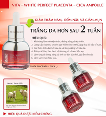 Ampoule Nhau Thai Cừu The Nature Book 30mlVita-White Perfect Placenta-Cica Ampoule