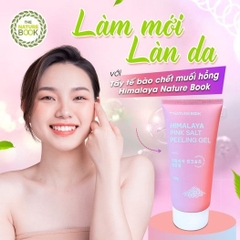 Gel tẩy tế bào chết muối hồng Himalaya Nature Book - Himalaya Pink Salt Peeling Gel