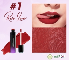 Son thuần chay Nature Book Soft Velvet Tint #01 Rose Lover - tông màu đỏ pha nâu  - 7ml