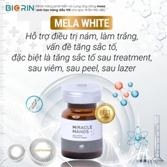 Meso nám - Tinh chất giảm nám - giảm thâm mụn - các vấn đề về sắc tố da #MELA #WHITE
